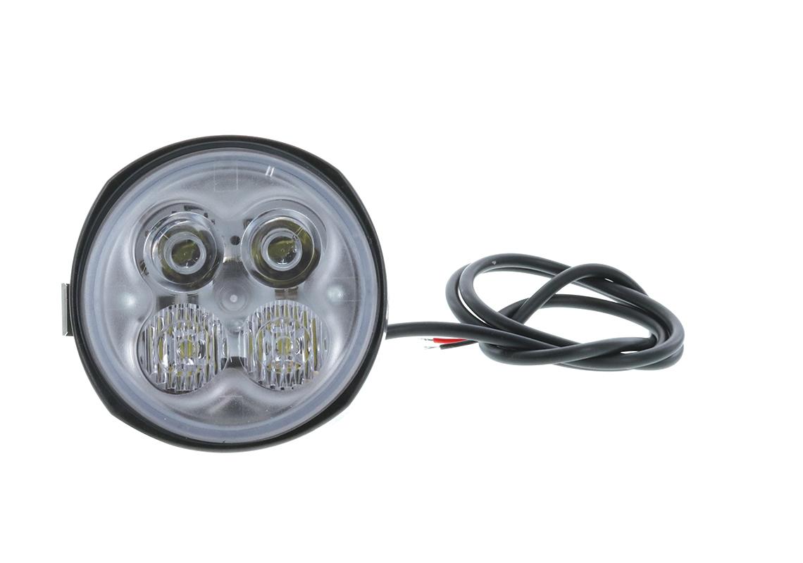 LED compact round work light built in